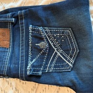 BKE Women's Dark Blue Denim Jeans